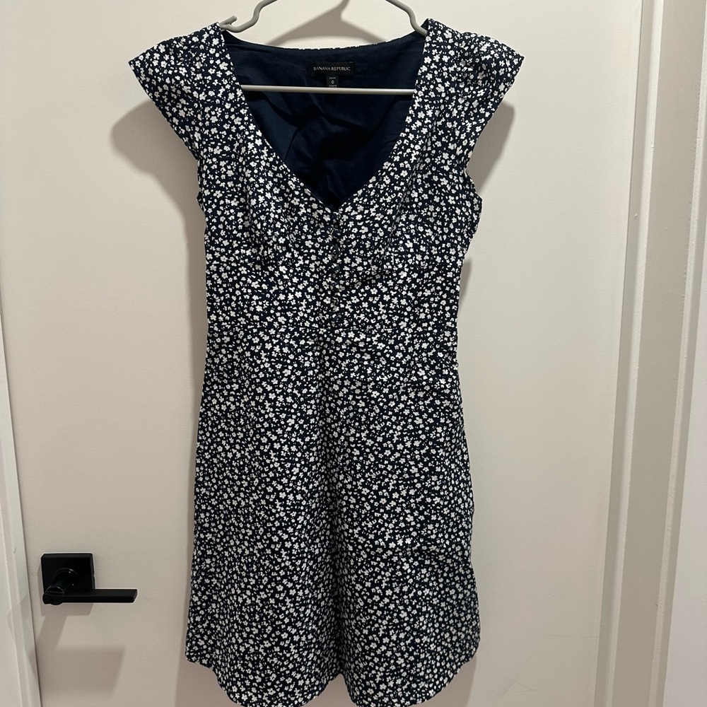 Banana Republic Floral Minidress Size 0P